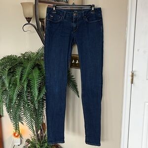 NWOT Joe’s Jeans Skinny Honey Fit Dark Blue Jeans Curvy Stretch Stitch Details